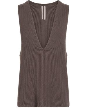 Rick Owens Jumper Virgin Wool - Brown