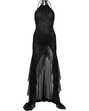 David Koma Maxi Dress Polyamide, Elastane - Black