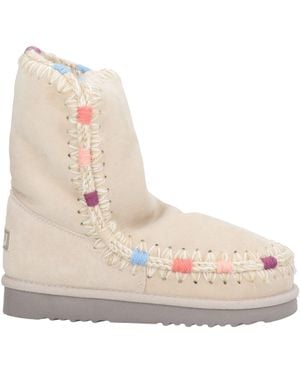 Mou Ankle Boots - Natural