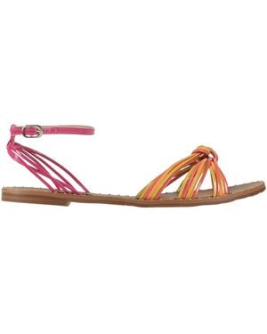 Werner Fuchsia Sandals Leather - Pink