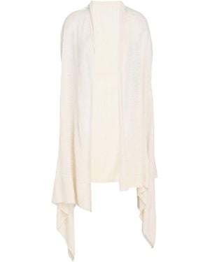 Majestic Filatures Ivory Cardigan Linen - White