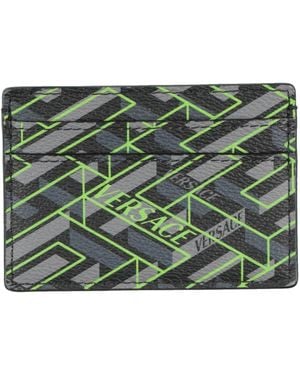 Versace Cardholder Leather - Green