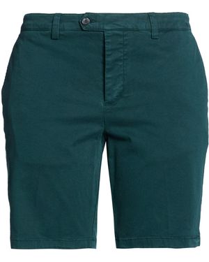 Ami Paris Dark Shorts & Bermuda Shorts Cotton, Elastane - Green