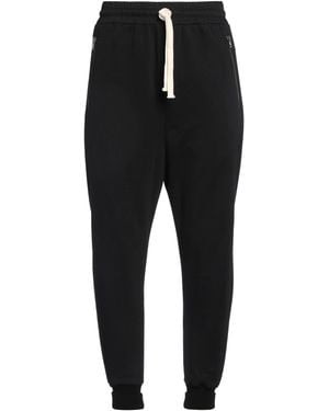 Isabel Benenato Trousers Cotton, Polyester, Polyamide, Viscose - Black