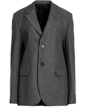 Zadig & Voltaire Charcoal Blazer Polyester, Viscose, Elastane - Black