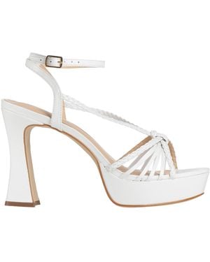 Miss Unique Sandals Leather - White