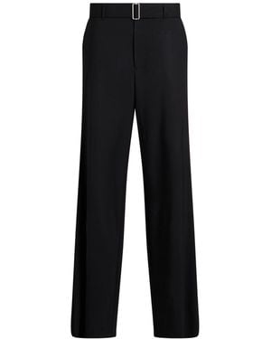 MSGM Pants Virgin Wool, Elastane - Black