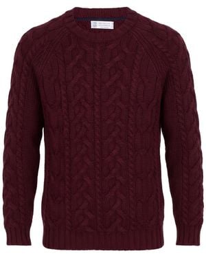 Brunello Cucinelli Pullover - Rosso