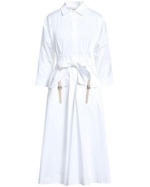 Max Mara Midi-Kleid - Weiß