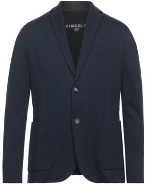 Circolo 1901 Midnight Blazer Cotton, Elastane - Blue