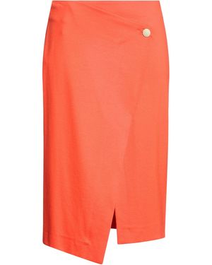 Suoli Midi Skirt Viscose, Polyamide, Elastane - Orange