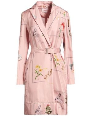 Lanvin Light Mini Dress Silk - Pink