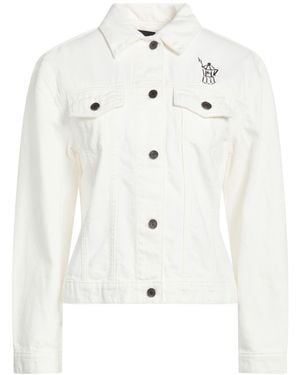 KARL LAGERFELD Denim Outerwear Organic Cotton - White