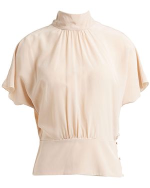 RED Valentino Blush Top Silk - Natural