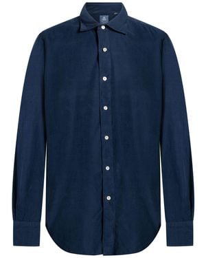 Finamore 1925 Shirt Cotton - Blue