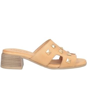 Melluso Walk Sandals Leather - Natural