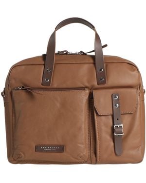 The Bridge Handbag Leather - Brown