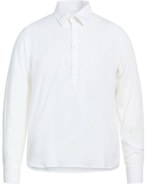 Manuel Ritz Shirt Cotton, Linen - White