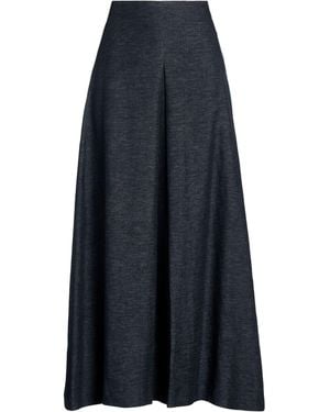 Douuod Denim Skirt Linen, Cotton - Blue