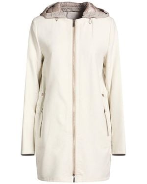 Moorer Overcoat & Trench Coat - Natural