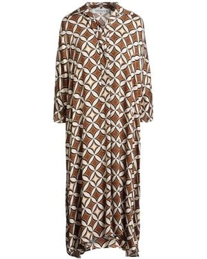 Shirtaporter Midi Dress Viscose - Natural