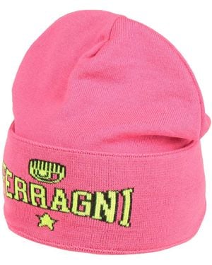 Chiara Ferragni Hat Acrylic, Wool - Pink