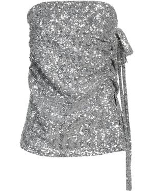 Rabanne Top Polyester, Viscose, Elastane - Gray