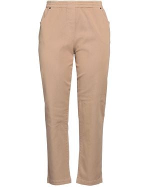 8pm Camel Pants Cotton, Elastane - Natural