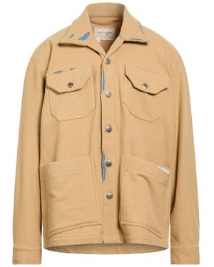 Greg Lauren Jacket Lambswool, Cotton - Natural