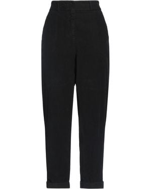Peserico Easy Pants Cotton, Elastane - Black