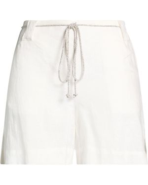 MARYBLOOM Ivory Shorts & Bermuda Shorts Linen - White