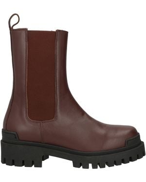 Ennequadro Ankle Boots Calfskin - Brown