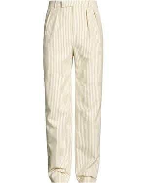Celine Ivory Pants Wool, Cashmere - Natural