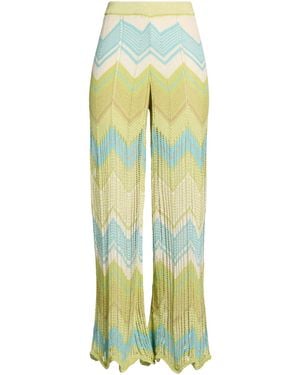 Akep Light Pants Cotton, Polyamide, Metallic Fiber - Yellow