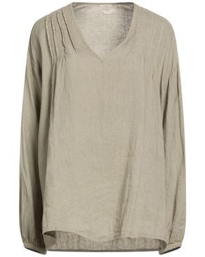 Massimo Alba Military Top Linen - Natural