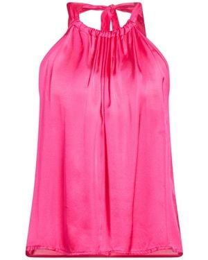 Rebel Queen Fuchsia Top Viscose - Pink