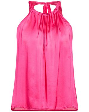 Rebel Queen Fuchsia Top Viscose - Pink