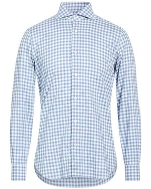 Barba Napoli Culto Light Shirt Cotton - Blue