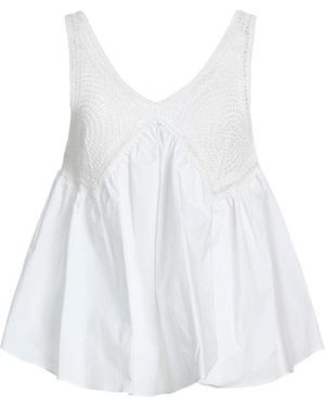 P.A.R.O.S.H. Top Cotton - White