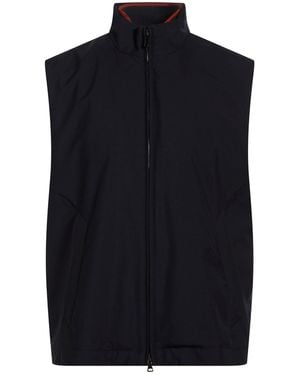 Paul & Shark Midnight Vest Virgin Wool, Silk - Blue