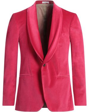 Boglioli Fuchsia Blazer Cotton - Pink