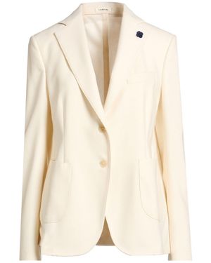 Lardini Ivory Blazer Wool - Natural
