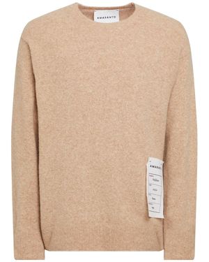 Amaranto Jumper Wool, Nylon, Elastane - Natural