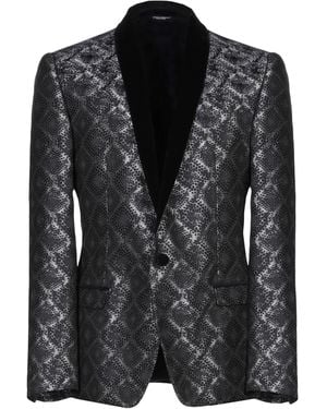 Dolce & Gabbana Blazer Polyester, Cotton, Polyamide - Black