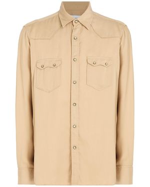 Lardini Shirts - Natural