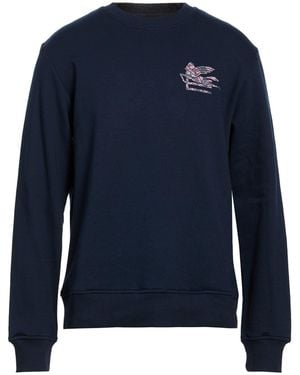 Etro Sweatshirt Cotton, Nylon - Blue