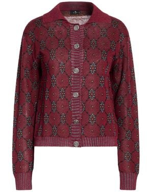 Etro Cardigan Viscose, Polyester - Red