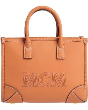 MCM Handbag Leather - Orange