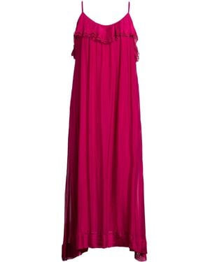 Kaos Maxi Dress Viscose, Silk - Pink