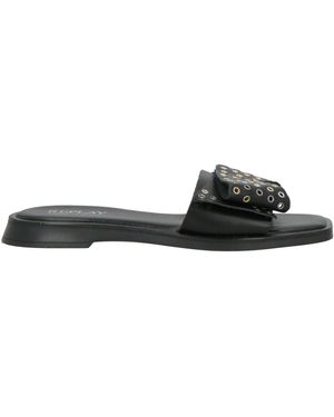 Replay Sandals Leather - Black